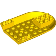 Lego letadlo spodní část trupu 6x8, žlutá (6181871)